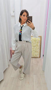 Pantalone Tortora Art.12650